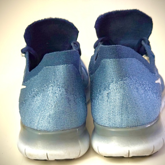 Nike FREE RN FLYKNIT Oceanfog, Navy, Blue Men Size 7 , Wonens 8.5 880843-402 - Picture 7 of 16